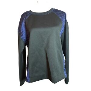 Active Seller! Sandro Paris Silk Panel Loungewear Sweatshirt Designer Top